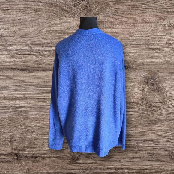 Old Navy Blue Women's Cardigan Sweater Size L - Picture 2 of 5